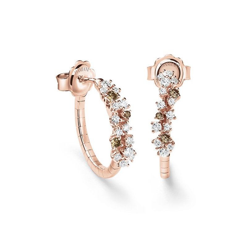Damiani - Orecchini Mimosa Flexi - Oro Rosa - Diamante