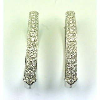 Damiani - Orecchini In Oro Bianco - Diamante