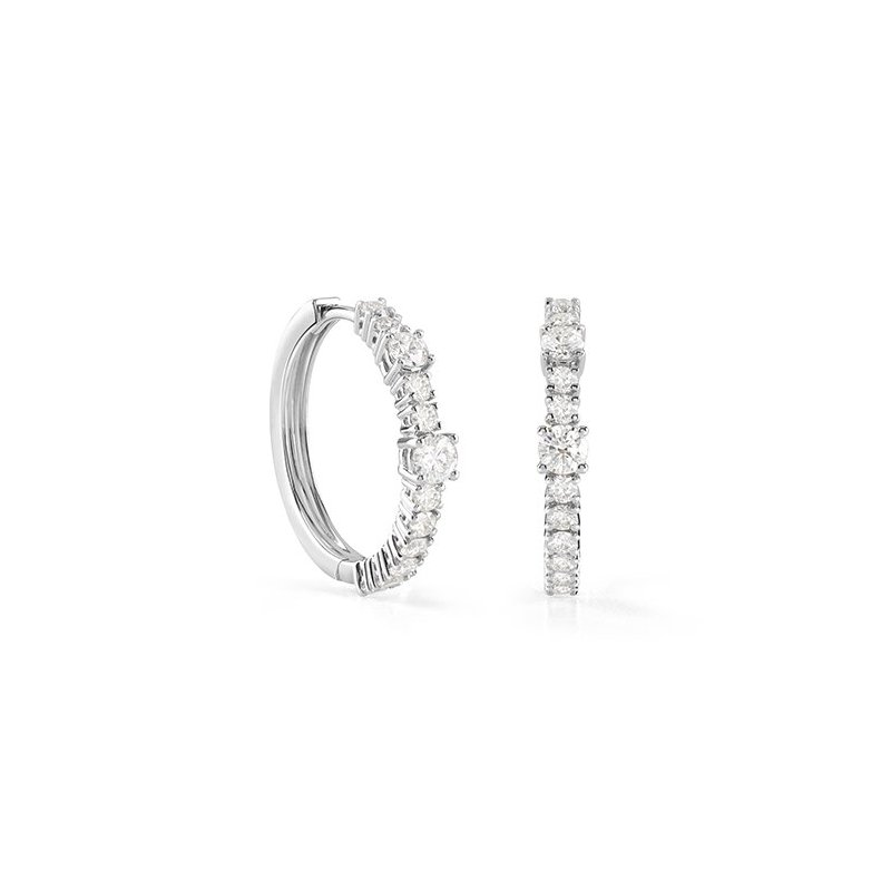 Damiani - Orecchini Notte Di San Lorenzo - Oro Bianco - Diamante