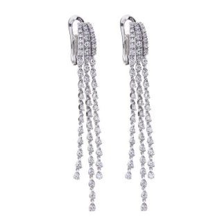 Damiani - Orecchini Sorgente D - Oro Bianco - Diamante