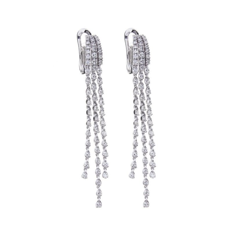 Damiani - Orecchini Sorgente D - Oro Bianco - Diamante