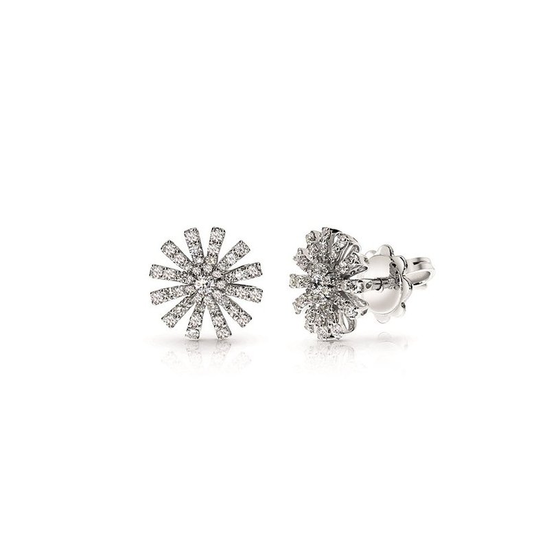 Damiani - Orecchini Margherita - Oro Bianco - Diamante
