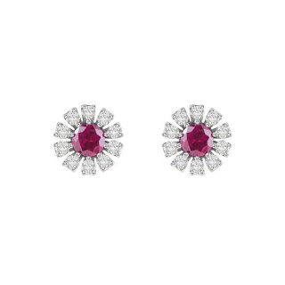 Damiani - Orecchini Margherita - Oro Bianco - Diamante