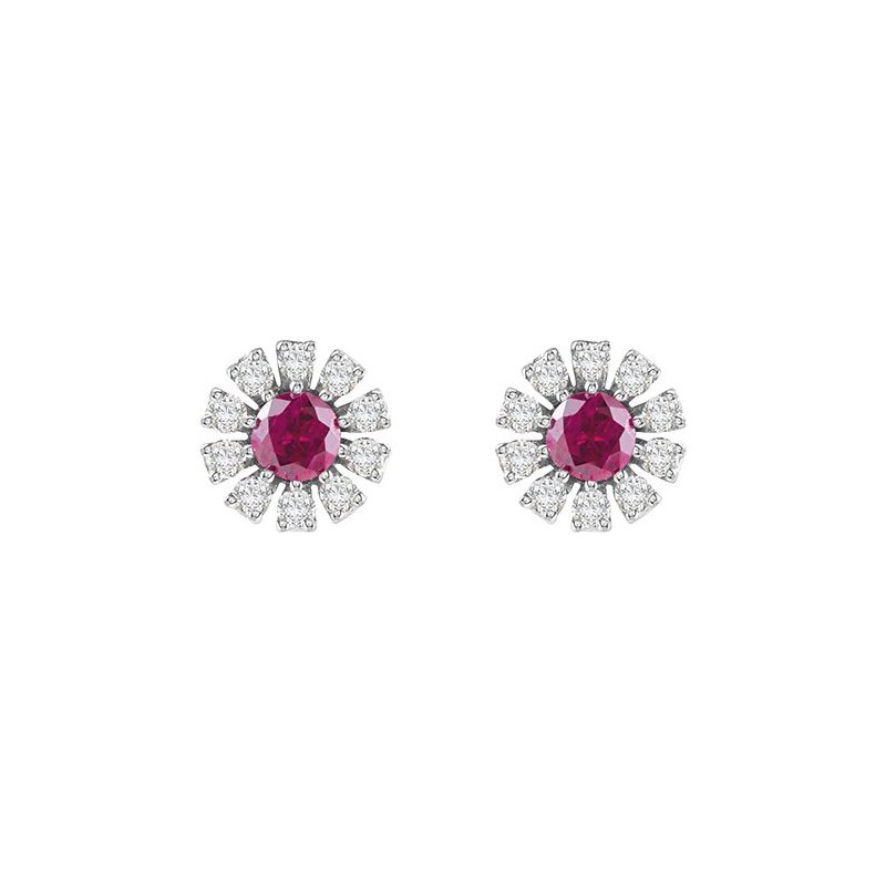 Damiani - Orecchini Margherita - Oro Bianco - Diamante