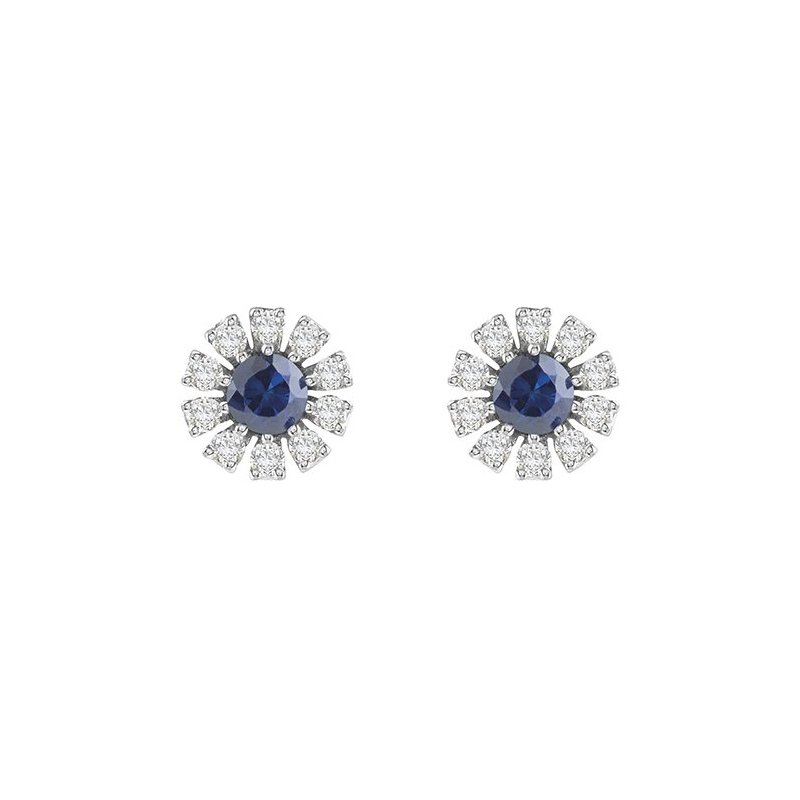 Damiani - Orecchini Margherita - Oro Bianco - Diamante