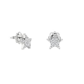 Damiani - Orecchini In Oro Bianco - Diamante Rotondo