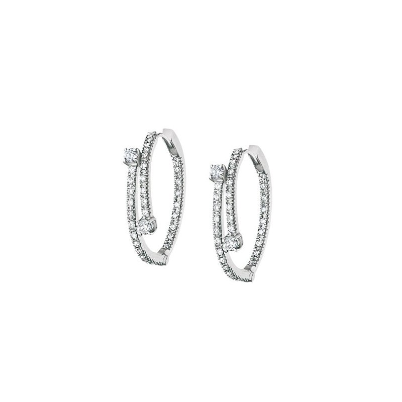 Damiani - Orecchini Notte Di San Lorenzo - Oro Bianco - Diamante