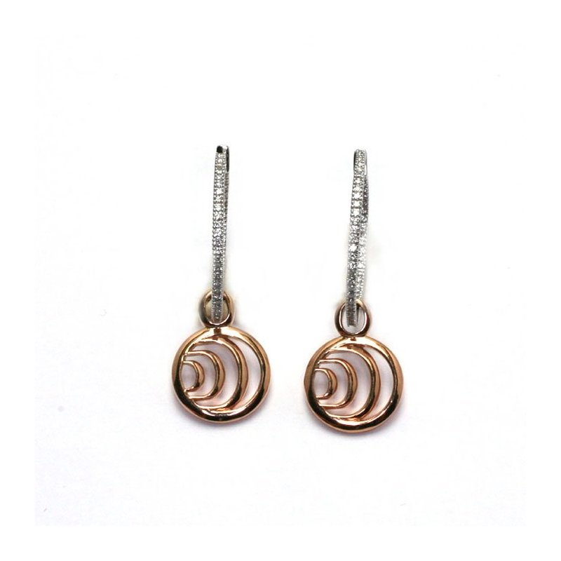 Damiani - Orecchini Damianissima - Oro Bianco/Rosa - Diamante