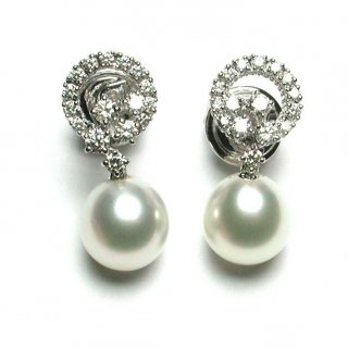 Damiani - Orecchini Oro Bianco - Diamante Rotondo