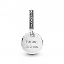 Charm Cerchio e Cuore Pendente da incidere