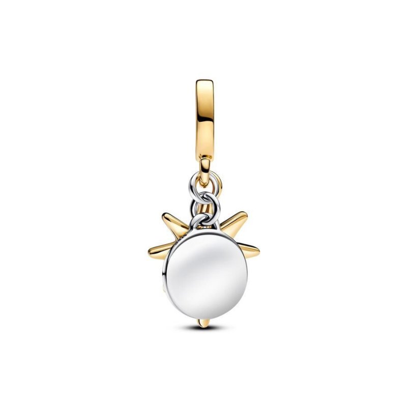 Charm Pendente Stella Polare da incidere con diamante creato in laboratorio