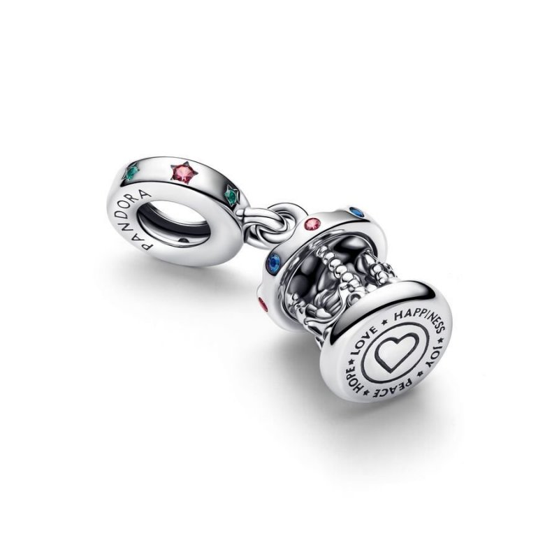 Charm Pendente Giostra di Natale