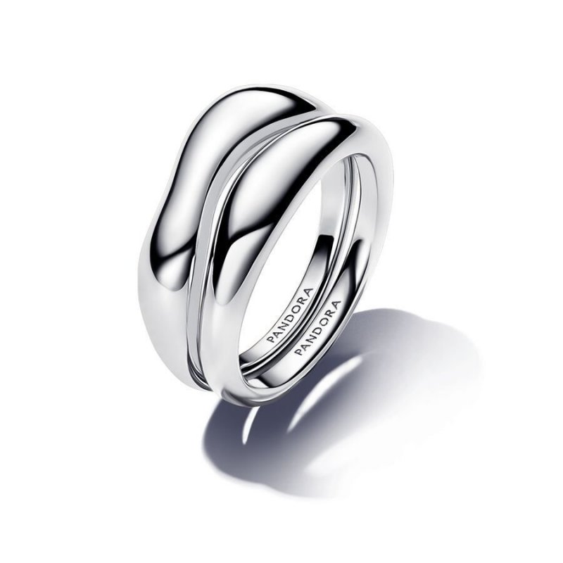 Anello Linea Sinuosa Divisibile
