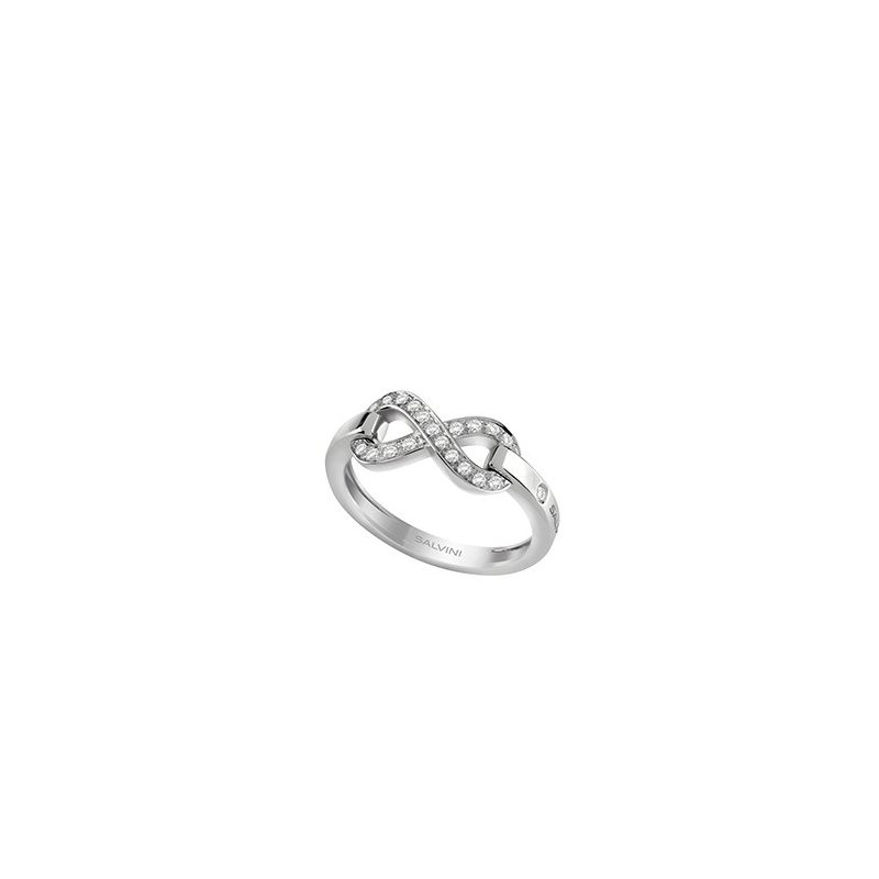 Salvini - Anello Infinito S - Oro Bianco - Diamante