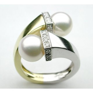 Salvini - Anello In Oro Misto - Diamante Rotondo