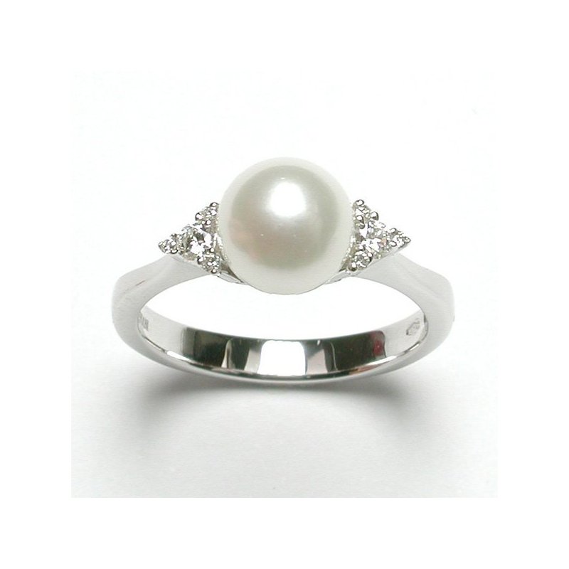 Salvini - Anello Oro Bianco - Diamante Rotondo