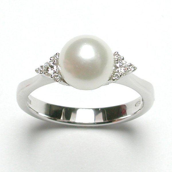 Salvini Anello Oro Bianco Diamante Rotondo Scintille Shop