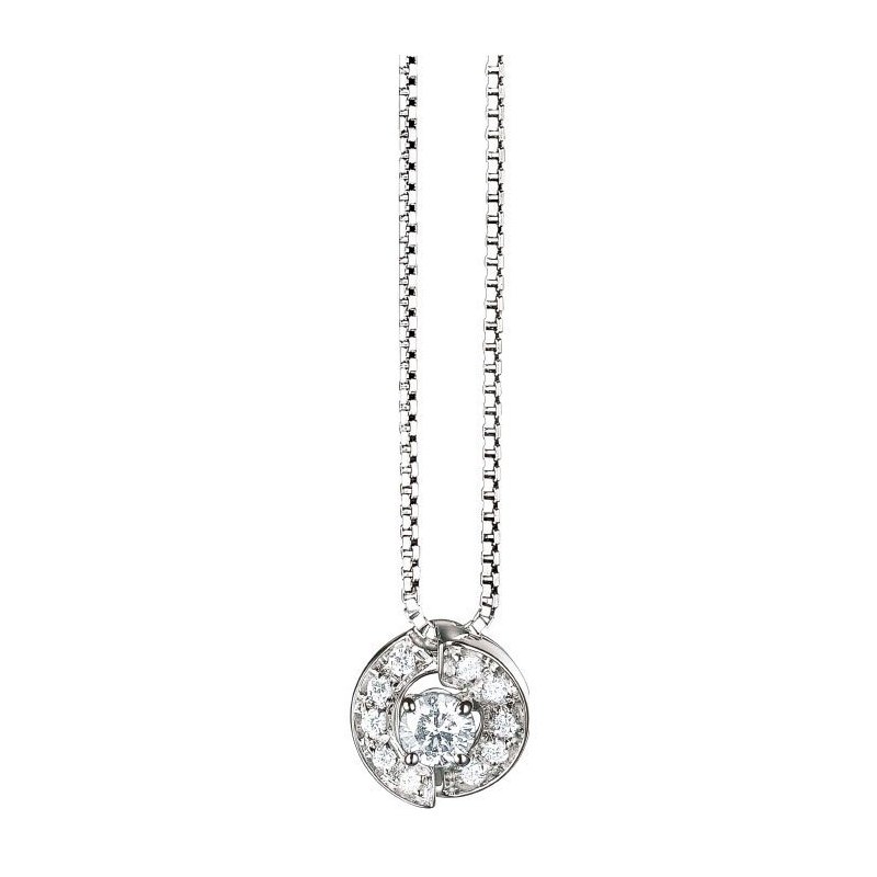 Salvini - Collierino Delicatessen - Oro Bianco - Diamante