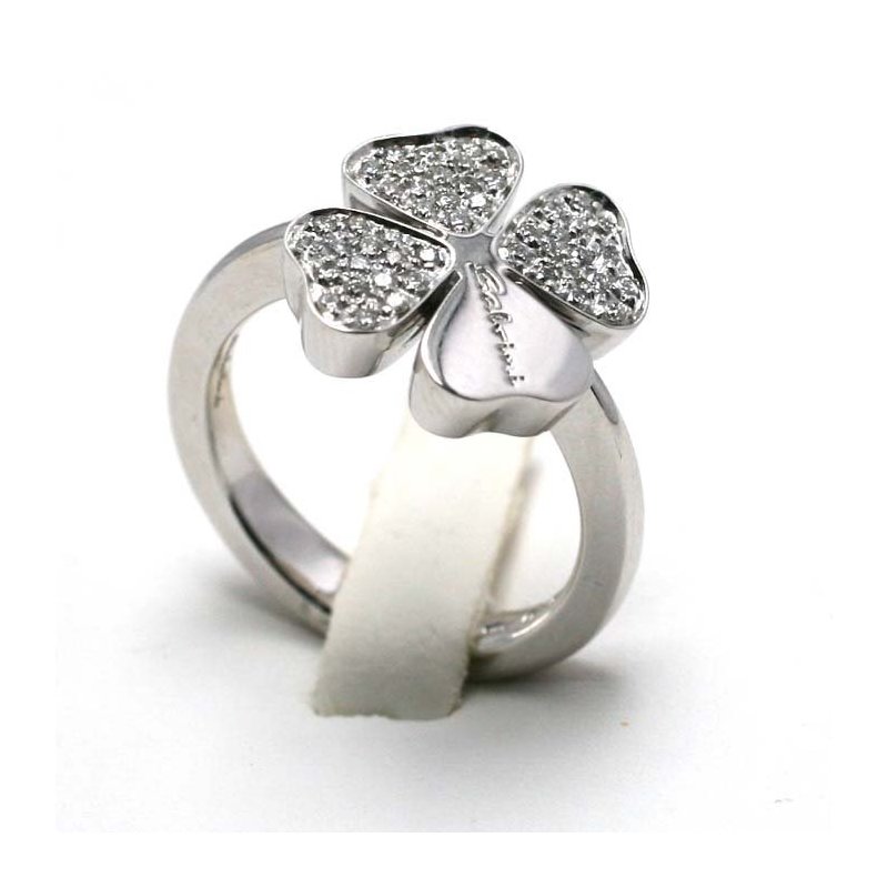 Salvini - Anello Quadrifoglio S - Oro Bianco - Diamante