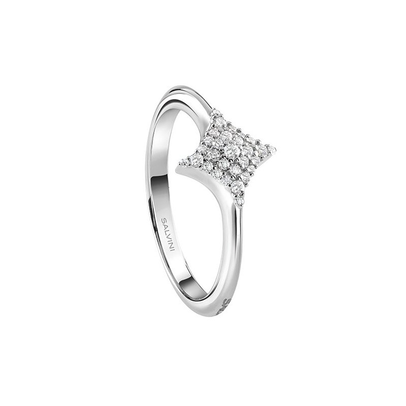 Salvini - Anello Luce S - Oro Bianco - Diamante