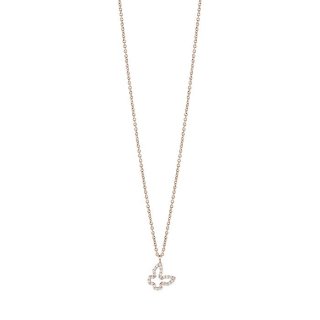 Salvini - Collierino In Oro Rosa - Diamante Rotondo