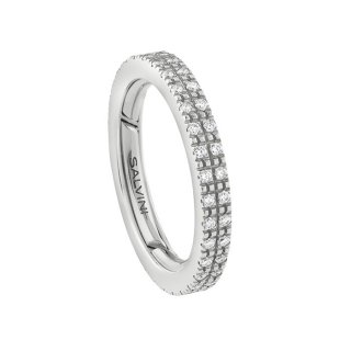 Salvini - Veretta In Oro Bianco - Diamante Rotondo