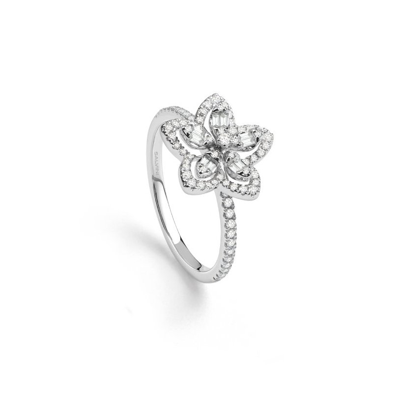 Salvini - Anello Magia Garden - Oro Bianco - Diamante