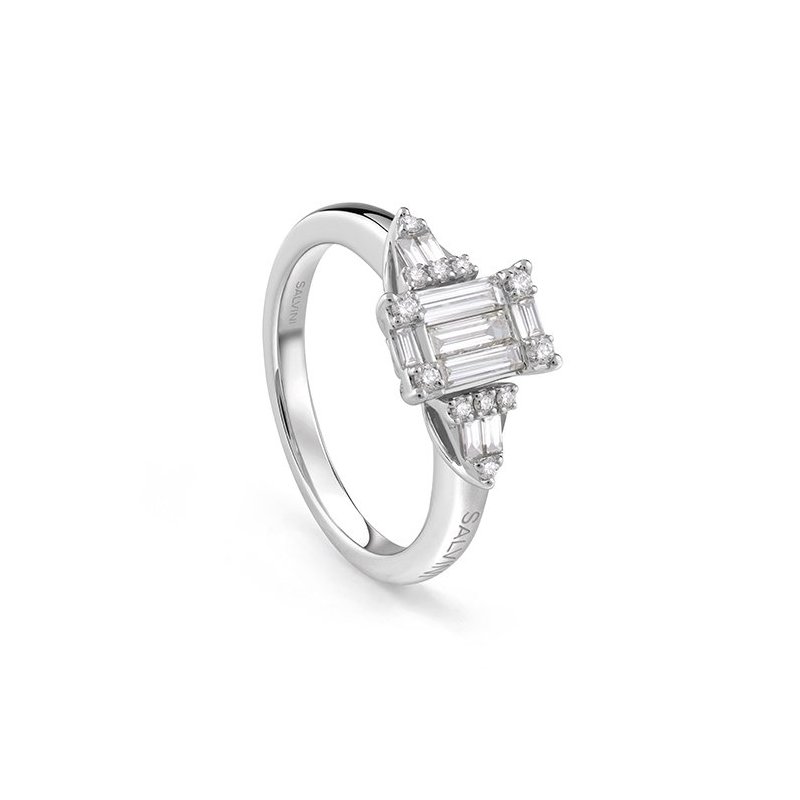 Salvini - Anello Magia S - Oro Bianco - Diamante