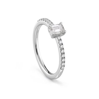 Salvini - Anello Classico - Oro Bianco - Diamante