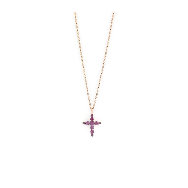 Salvini - Collier Croci S - Oro Rosa - Rubino