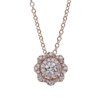Salvini - Collierino Camelia - Oro Rosa - Diamante