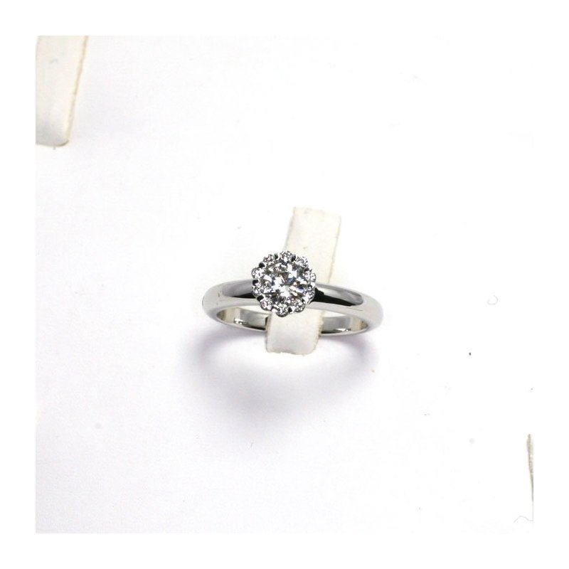 Salvini - Anello Corolla S - Oro Bianco - Diamante