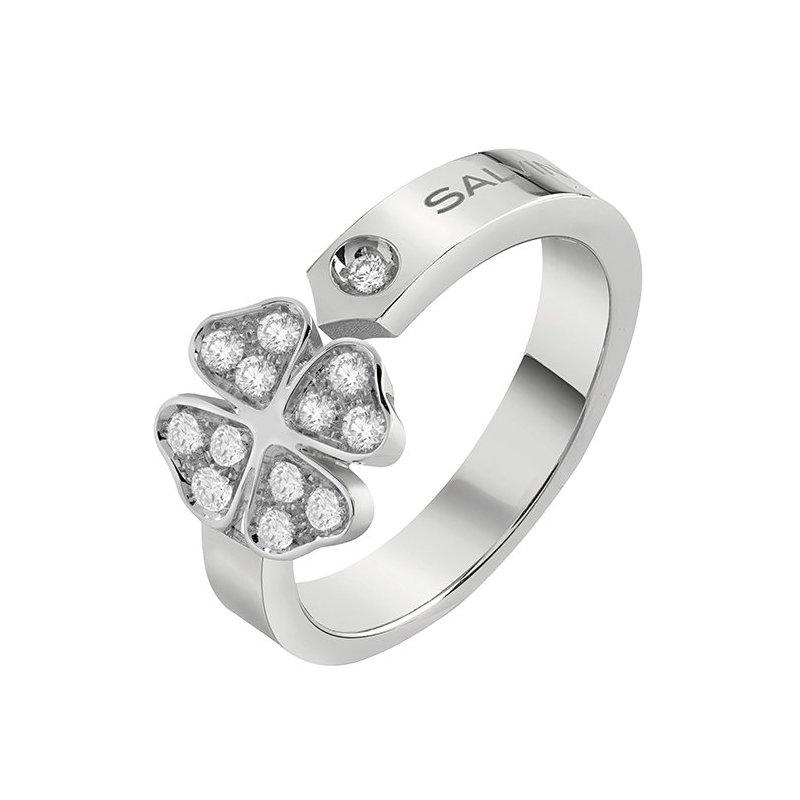 Salvini - Anello In Oro Bianco - Diamante Rotondo
