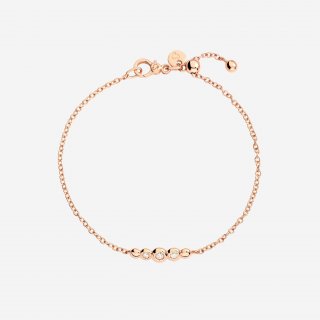 Dodo - Bracciale Bollicine - Oro Rosa & Diamanti
