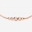 Dodo - Bracciale Bollicine - Oro Rosa & Diamanti