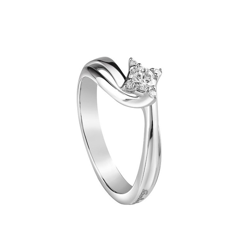 Salvini - Anello Luminosa S - Oro Bianco - Diamante