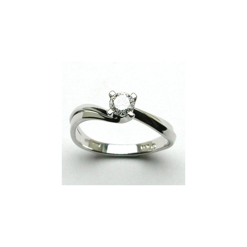 Salvini - Anello Falco - Oro Bianco - Diamante