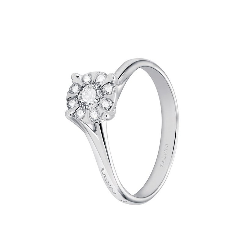 Salvini - Anello Daphne - Oro Bianco - Diamante