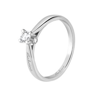 Salvini - Anello In Oro Bianco - Diamante Rotondo