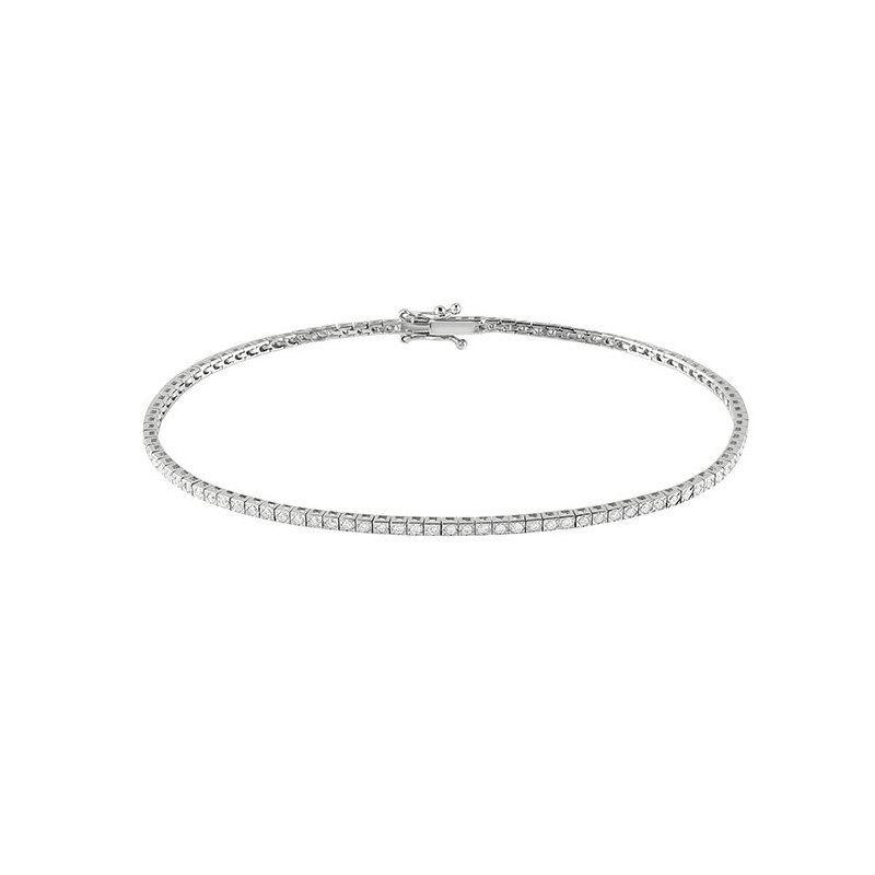 Salvini - Bracciale Tennis - Oro Bianco - Diamante