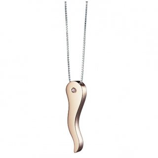Salvini - Collierino Pegaso - Oro Bianco/Rosa - Diamante