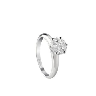 Salvini - Anello Petal Cut - Oro Bianco - Diamante