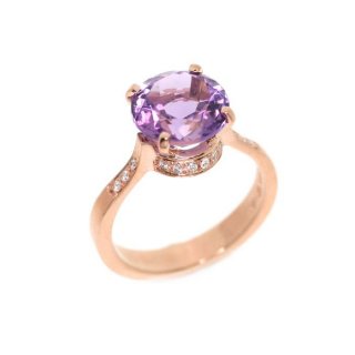 Salvini - Anello Crown - Oro Rosa - Diamante