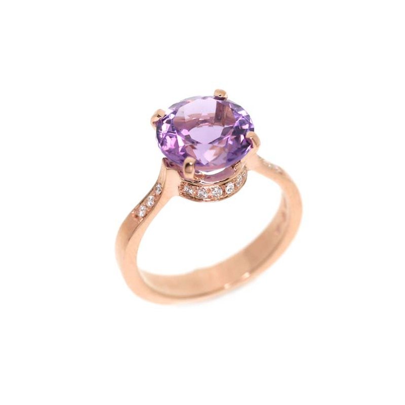 Salvini - Anello Crown - Oro Rosa - Diamante