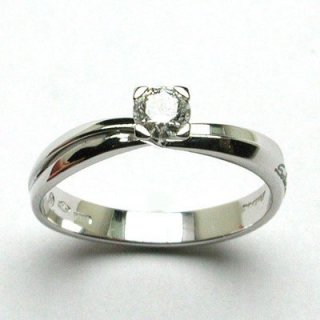 Salvini - Anello Usignolo - Oro Bianco - Diamante