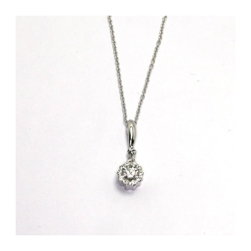Salvini - Collierino Corolla S - Oro Bianco - Diamante