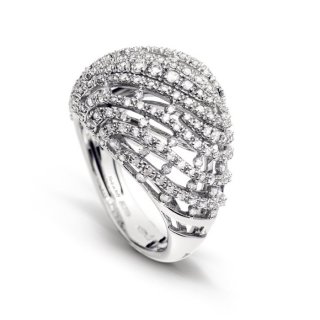 Salvini - Anello Beverly Hills - Oro Bianco - Diamante