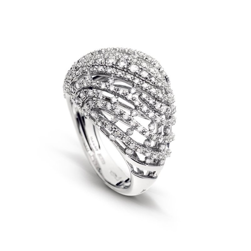 Salvini - Anello Beverly Hills - Oro Bianco - Diamante