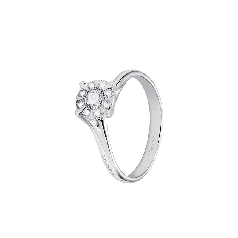 Salvini - Anello Daphne - Oro Bianco - Diamante