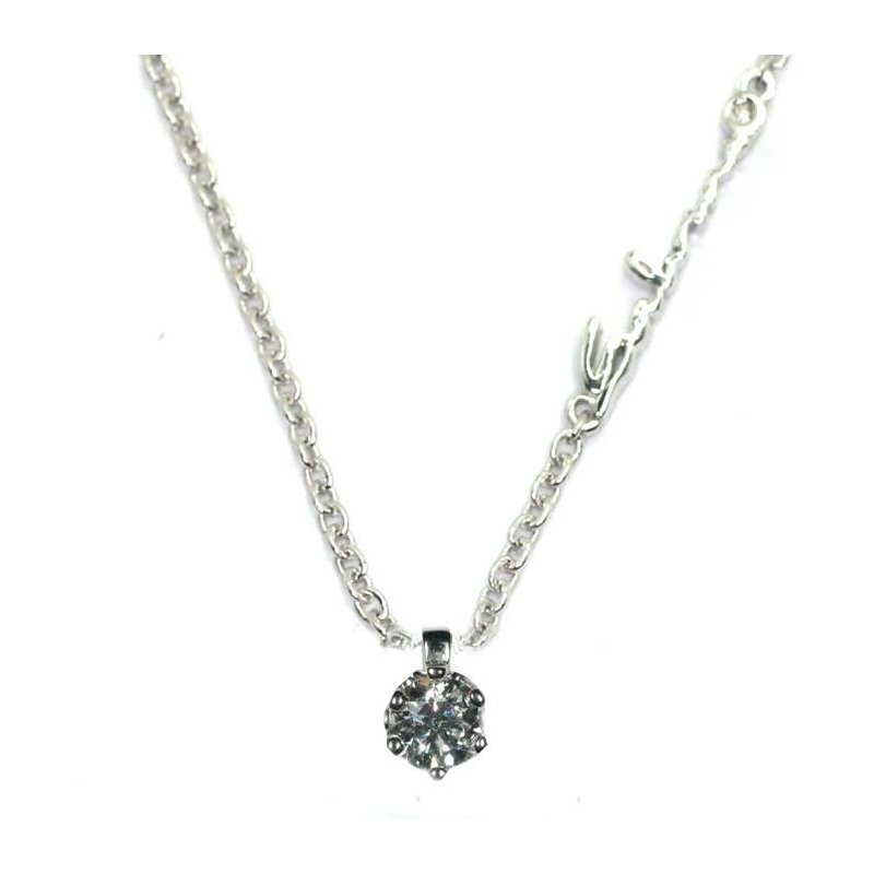 Salvini - Collierino Aurora S - Oro Bianco - Diamante